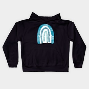 Blue Rainbow Kids Hoodie